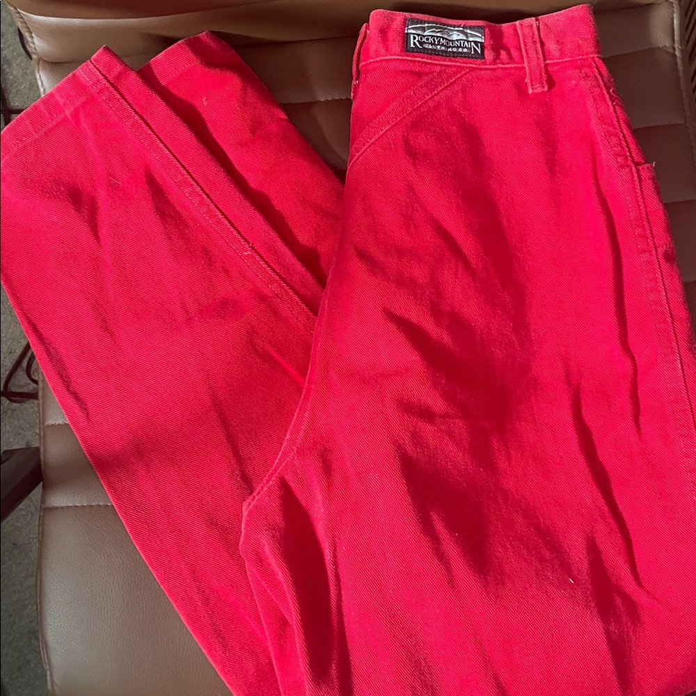 Rocky mountain Women's Bold Red Straight Leg Jeans